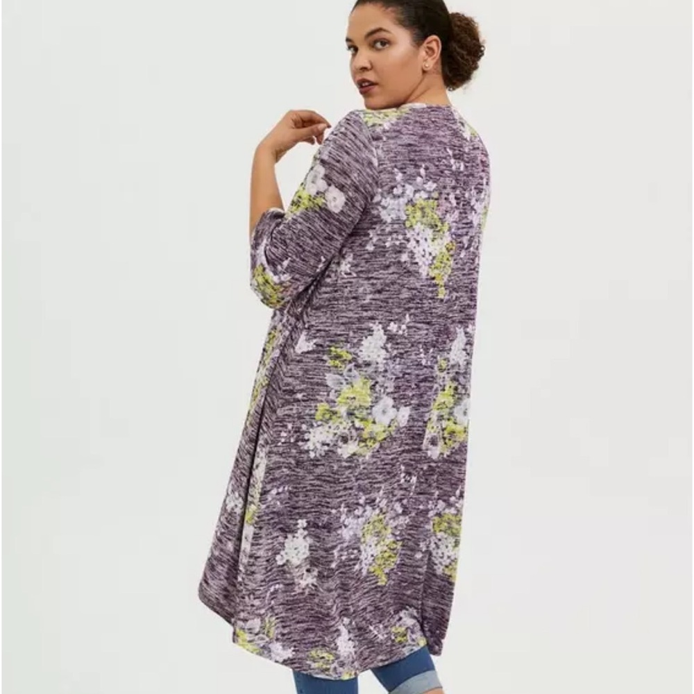 Torrid Kimono Hi-Low Duster nwt